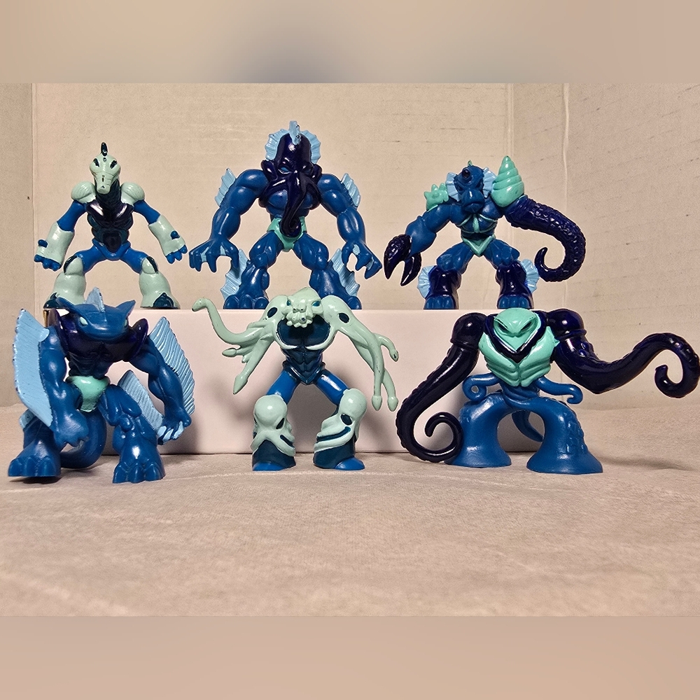 Gormiti The Lords of Nature Sea Tribe Lot of 6 Giochi Toys Figures